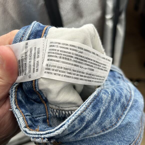 Abercrombie & Fitch Distressed Annie High Rise Girlfriend Jeans Size 10 / 30 - Picture 7 of 7